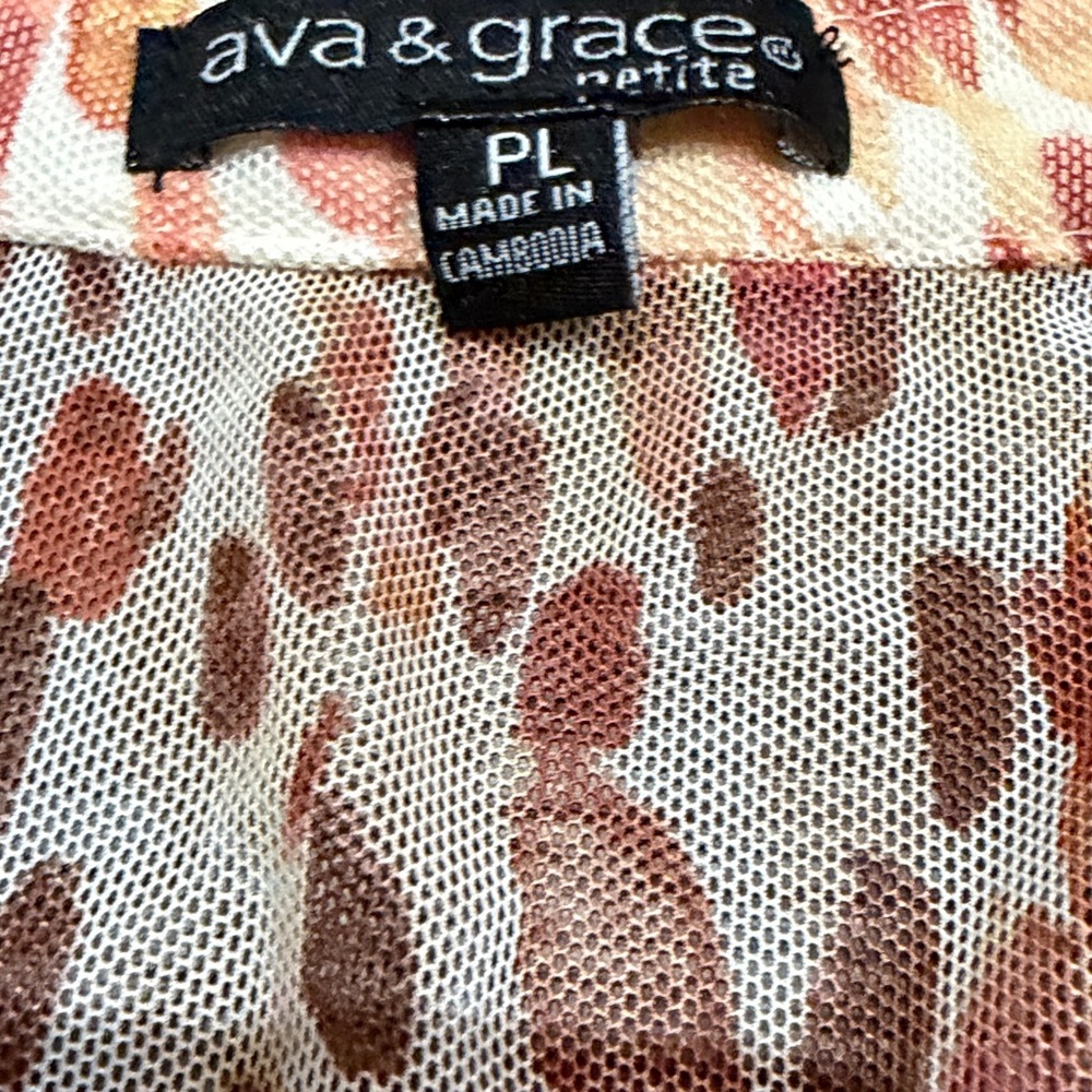 Ava & Grace Multicolor Sleeveless Blouse - Picture 6 of 8